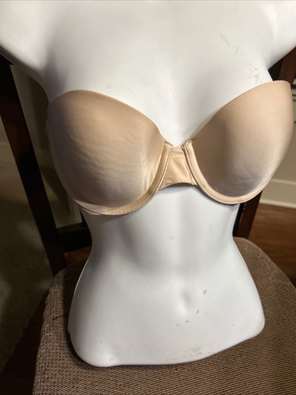 Victorias Secret Push Up Bra 34B Strapless Black Womens Wear Everywhere Multiway